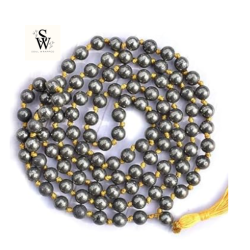 Natural Pyrite String