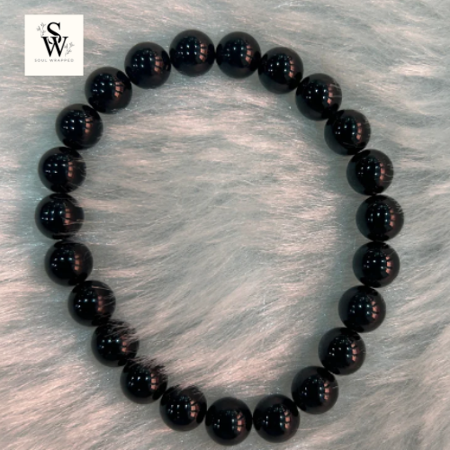 Natural Black Obsidian Bracelet