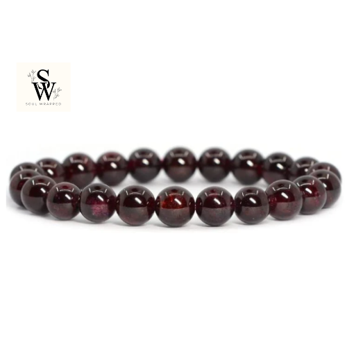Natural Red Garnet Bracelet