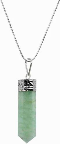 Green Quartz Pencil Pendants