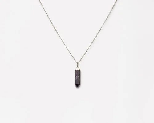 Amethyst Pencil Pendant